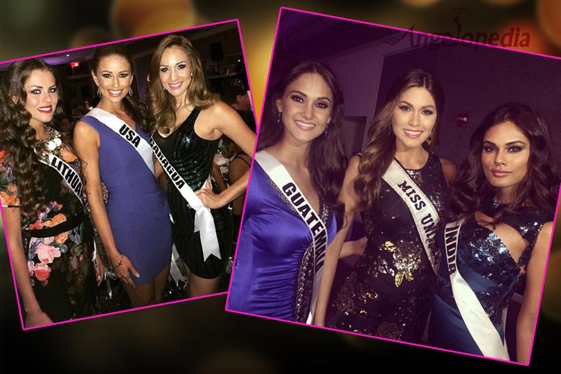 Miss Universe 2014 contestants at Charity Event in Miami