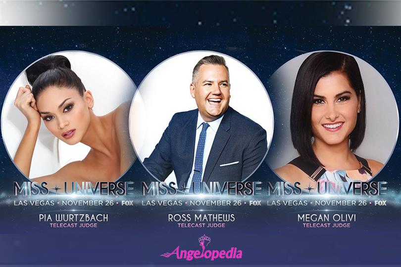 An exciting set of jury this year at Miss Universe 2017