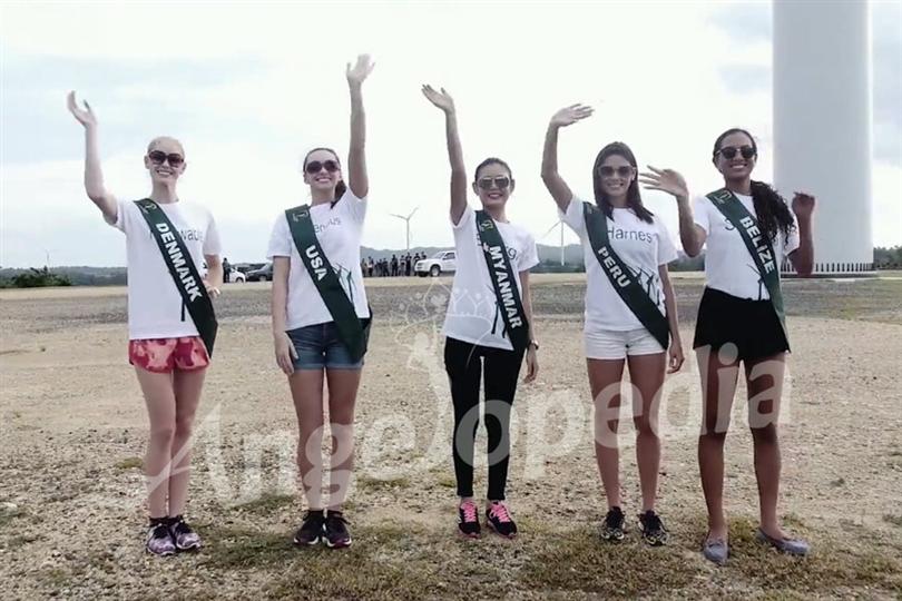 Miss Earth 2016 contestants visit Guimaras Islands in Philippines