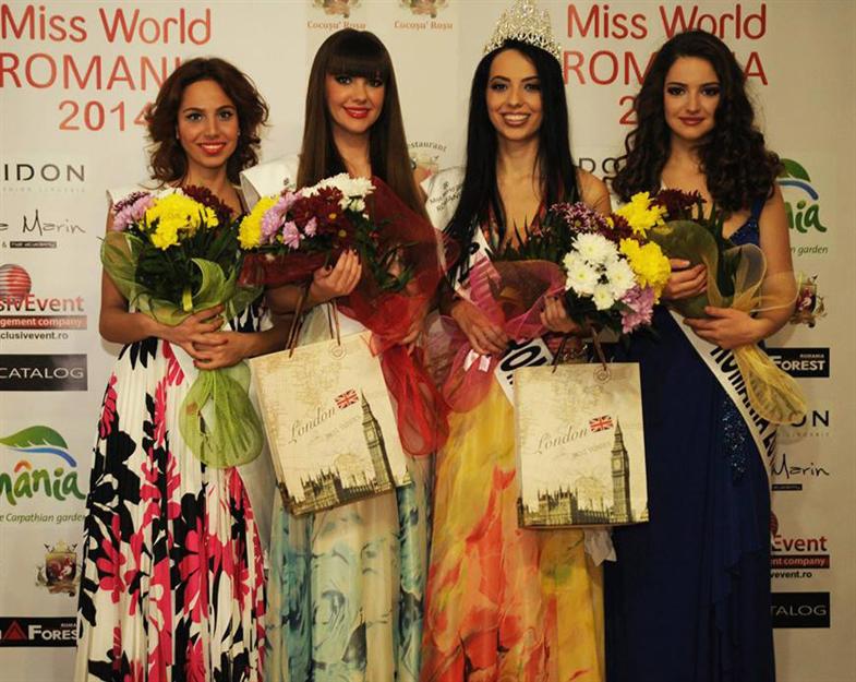 Miss World Romania 2014 Winners