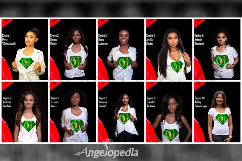 Miss World Guyana 2016 Top 10 finalists