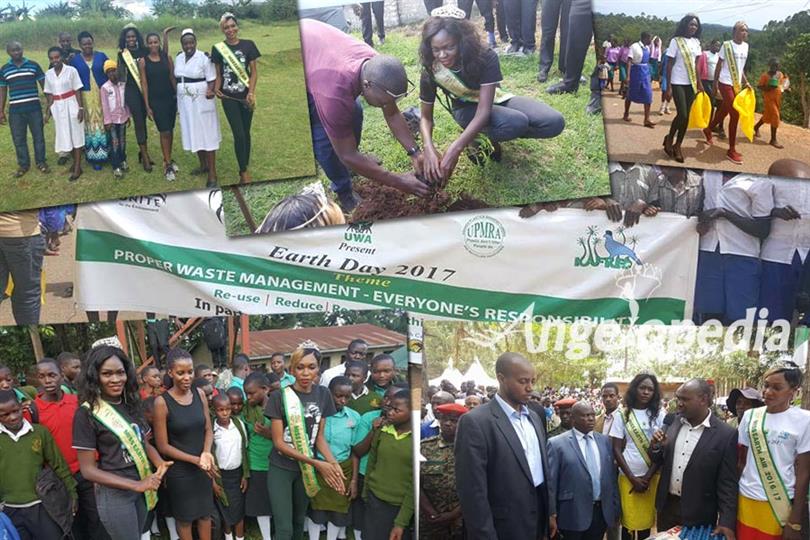 Miss Earth Uganda 2016 celebrates Earth Day in advance through Environmental activities