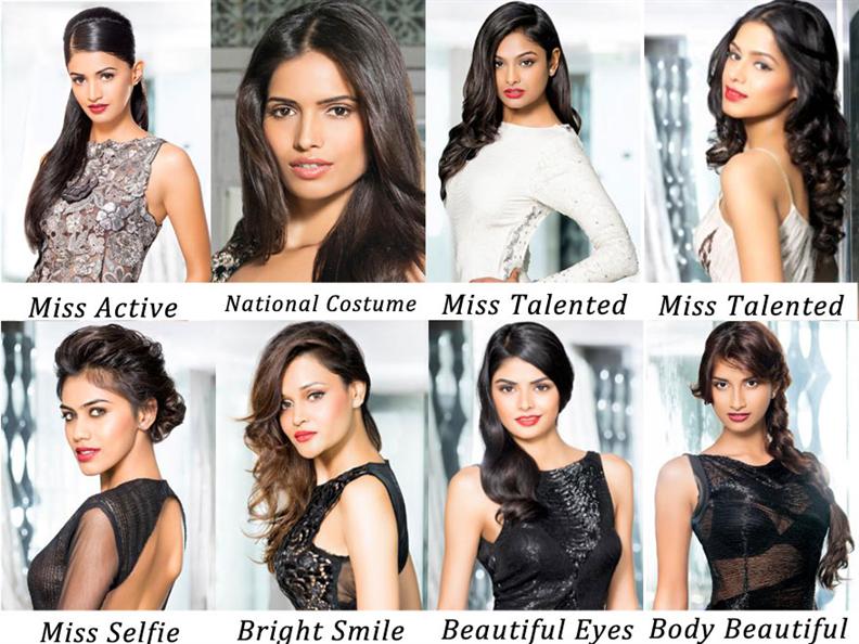 Miss India 2015 subcontest winners