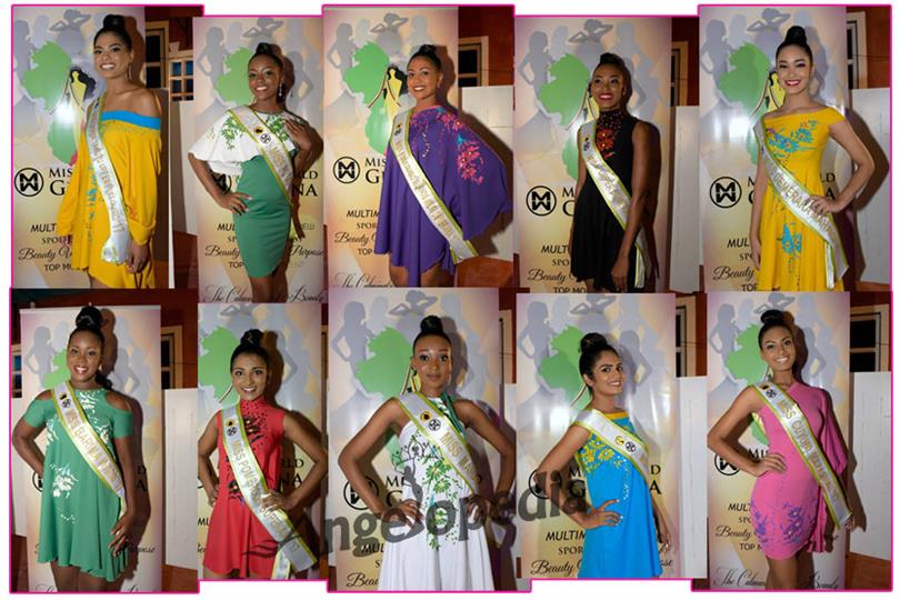 Meet the 10 finalists of Miss World Guyana 2017