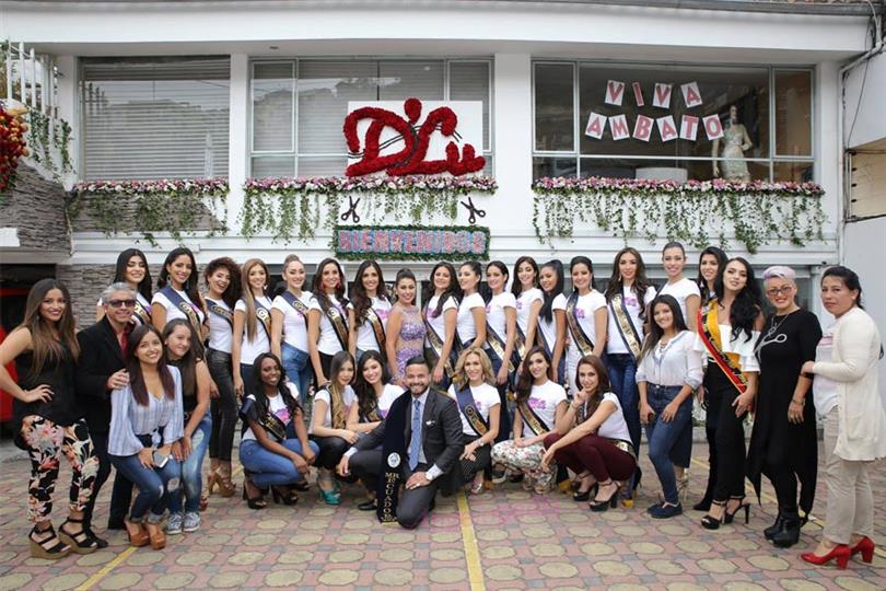Miss Ecuador 2018 Finalists take over Ambato city!
