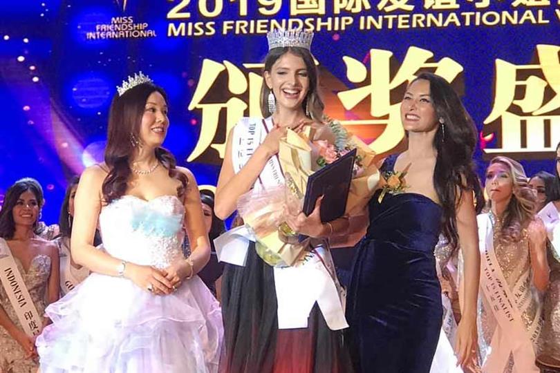 Emilia Dobreva of Serbia crowned Miss Friendship International 2019