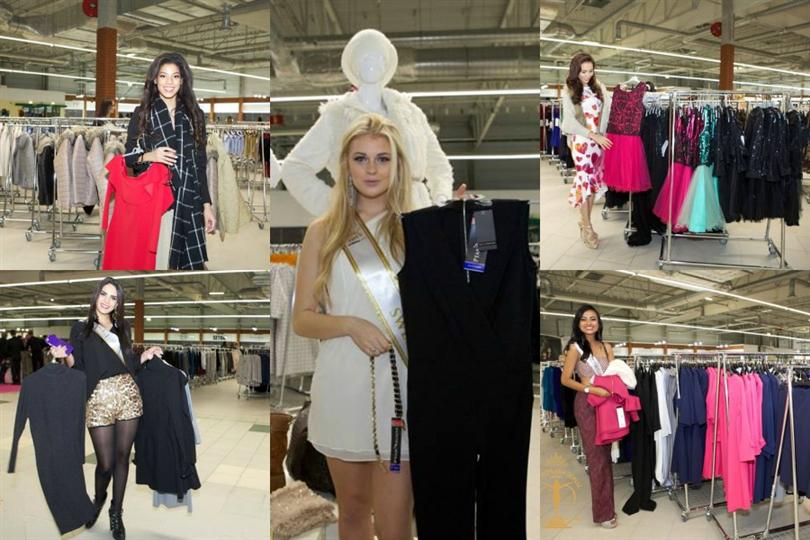 Miss Supranational 2015 Contestants visit Ptak Fashion for Shopping