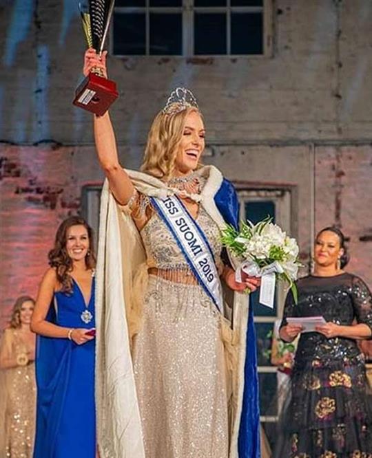 Anni Harjunpää crowned Miss Suomi 2019