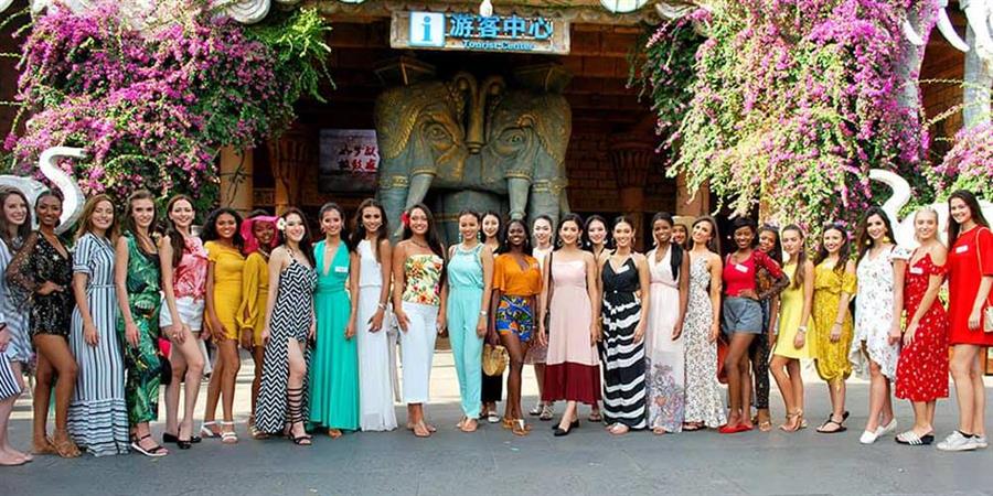 Miss World 2018 delegates visit Tropical Rain Forest in Sanya