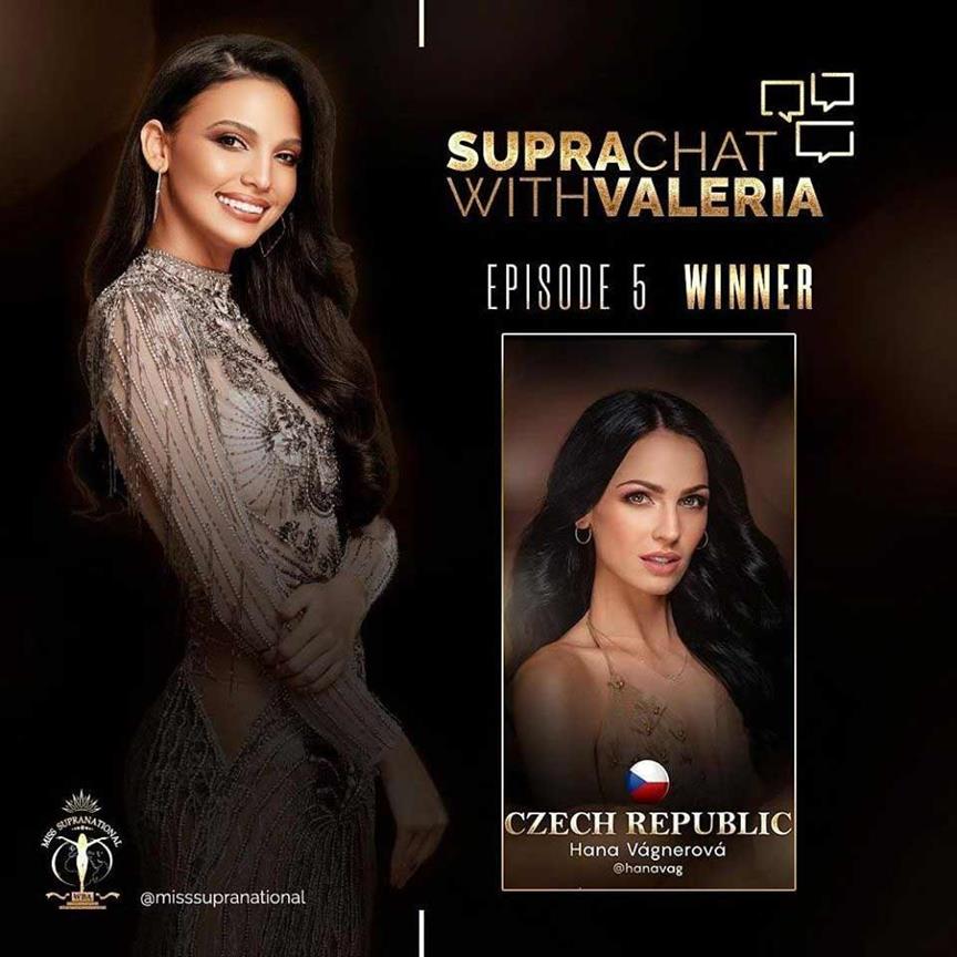 Miss Supranational 2019 ‘Supra Chat with Valerie Vasquez’ winners announced