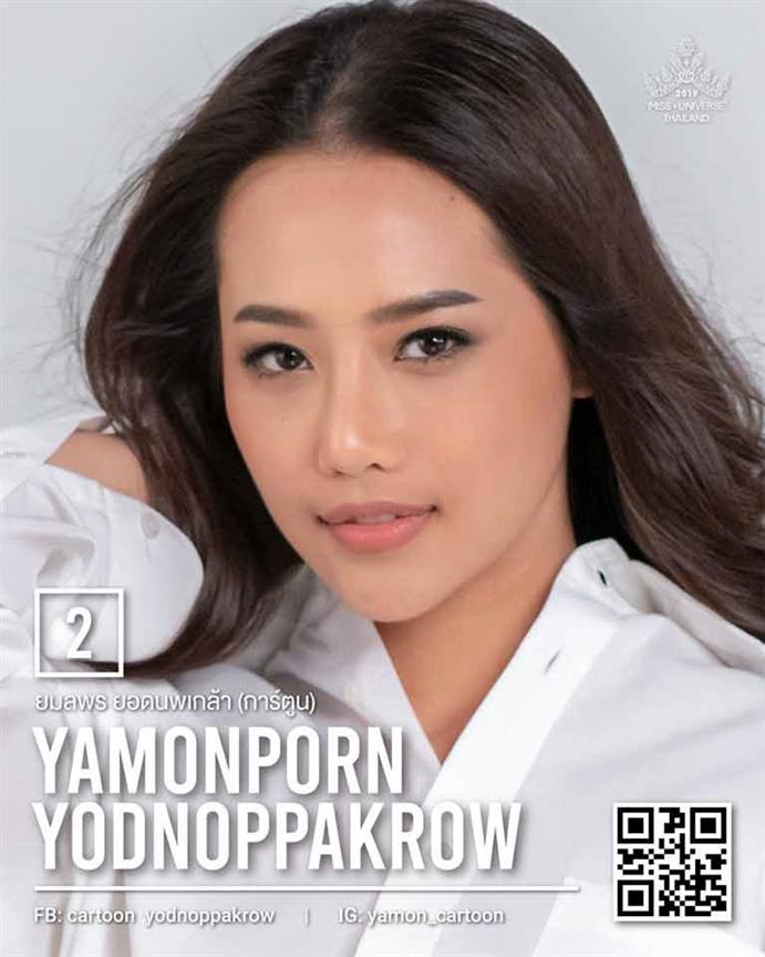 Pre-preliminary Top 20 favourites for Miss Universe Thailand 2019