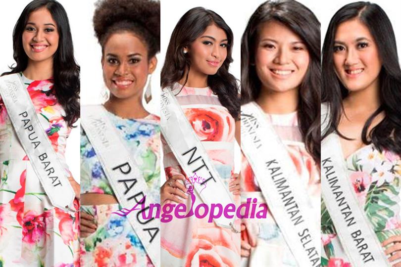 Miss Indonesia 2015 top 15 finalists