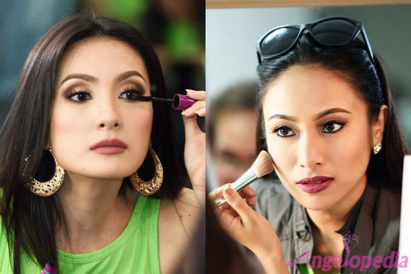 Binibining PIlipinas 2015 contestants during hair and make up seminar