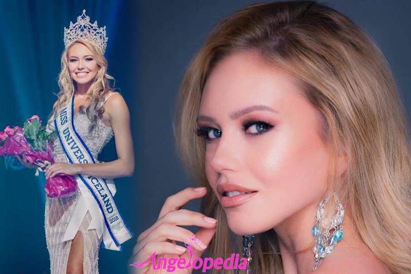 Katrín Lea Elenudóttir crowned Miss Universe Iceland 2018