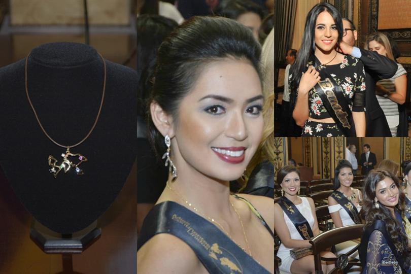 Miss United Continents 2015 contestants visit the city hall of Guayaquil, Ecuador
