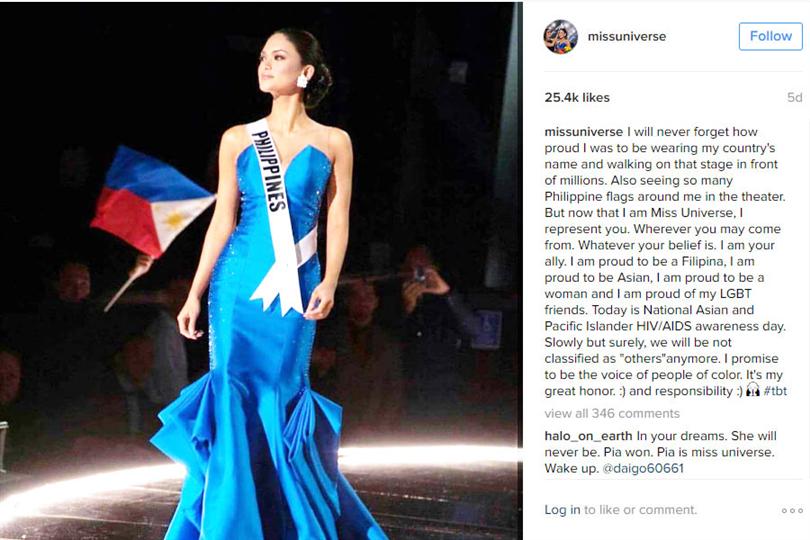 Pia Wurtzbach promises to be the Voice of People