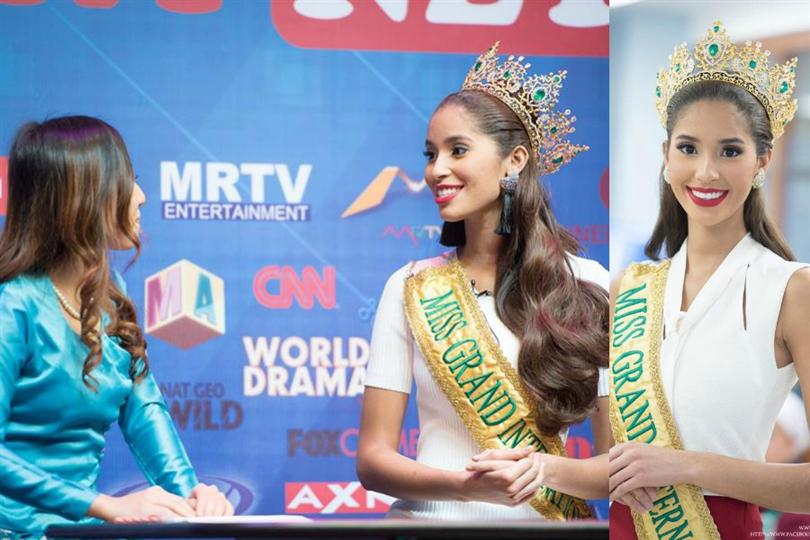 Anea Garcia Miss Grand International 2015 At A Charity Event