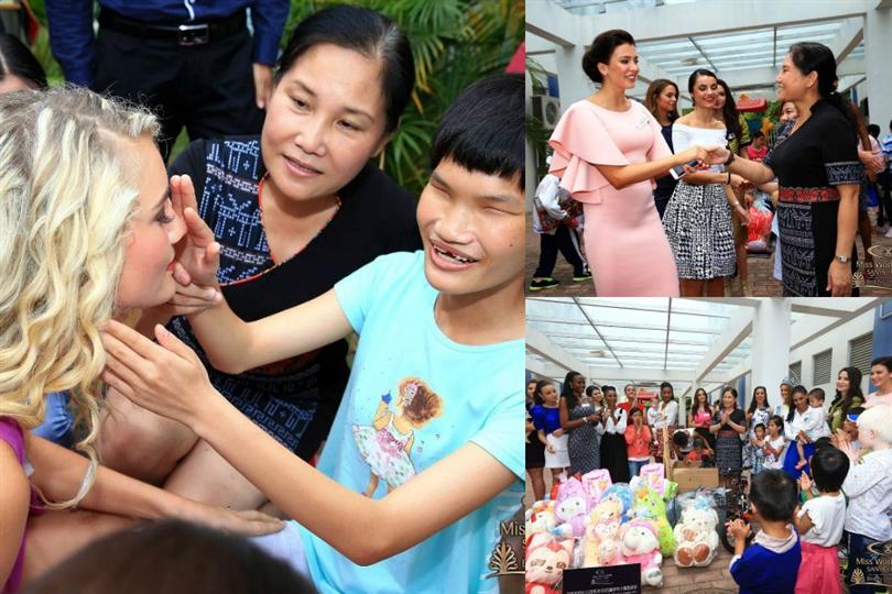 Miss World 2015 Contestants visit Julia Morley’s Orphanage