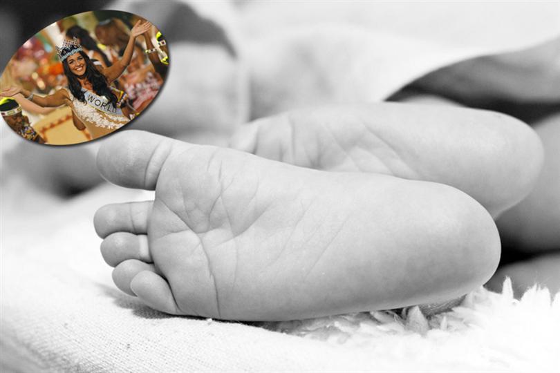 Beauty Queen Kaiane Aldorino Welcomes First Child