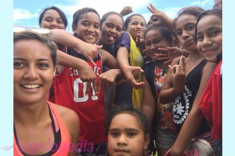 Natalia Short Miss Cook Islands 2016 attends Just Play Festival