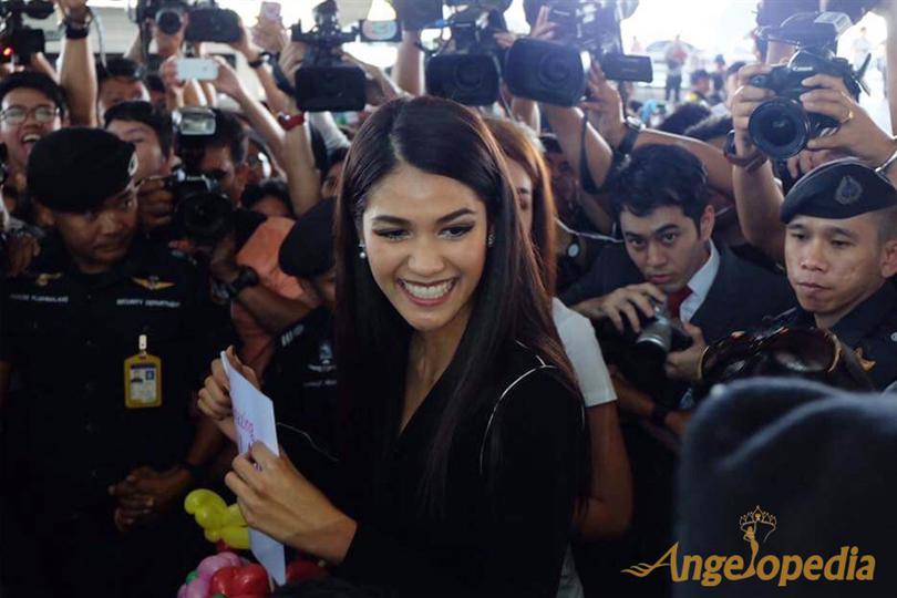 Gala homecoming of Aniporn Chalermburanawong Miss Universe Thailand 2015