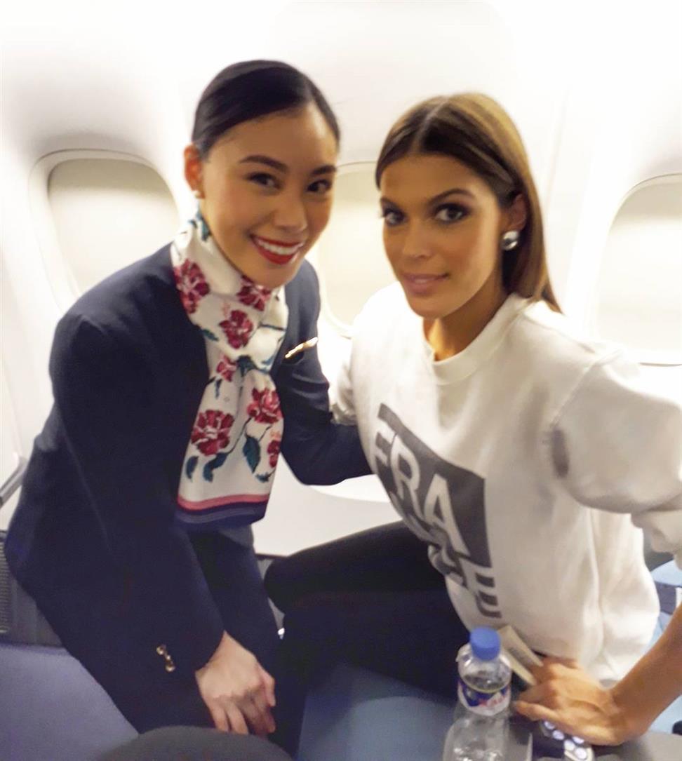 Dindi Joy Pajares uploads a throwback snap with Iris Mittenaere 