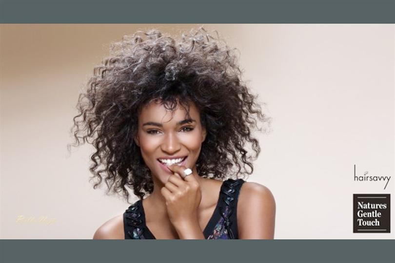 Leila Lopes flaunts her locks in Natures Gentle Touch ad campaign