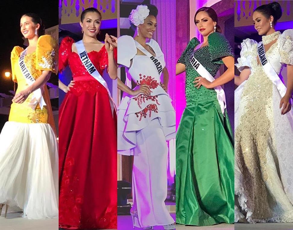 Miss Universe 2016 contestants attend Terno Fashion Show