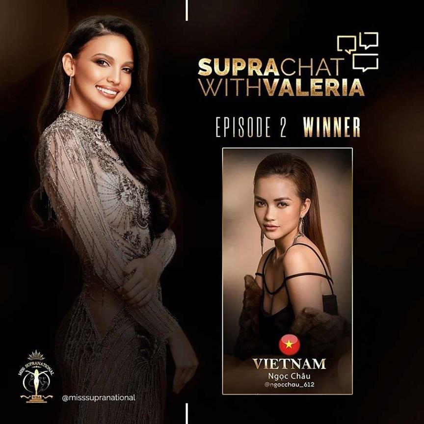 Miss Supranational 2019 ‘Supra Chat with Valerie Vasquez’ winners announced