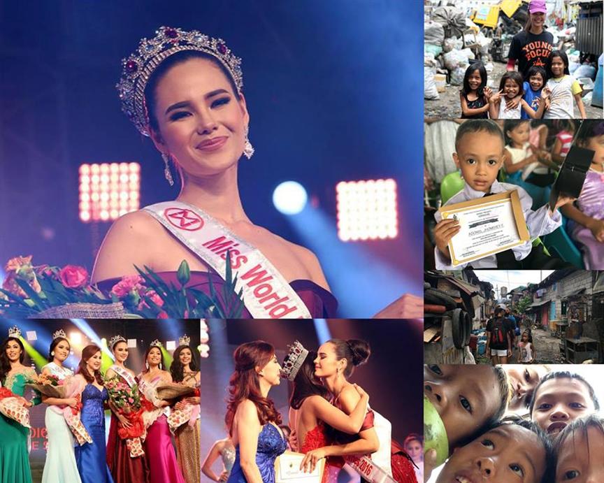 Catriona Gray thanks her fans after winning the Miss World Philippines 2016