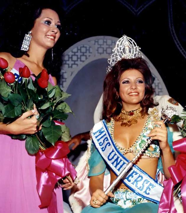 Georgina Rizk of Lebanon at Miss Universe 1971