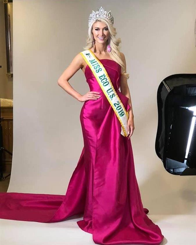 Jordan Elizabeth crowned Miss Eco USA 2019 for Miss Eco International 2019