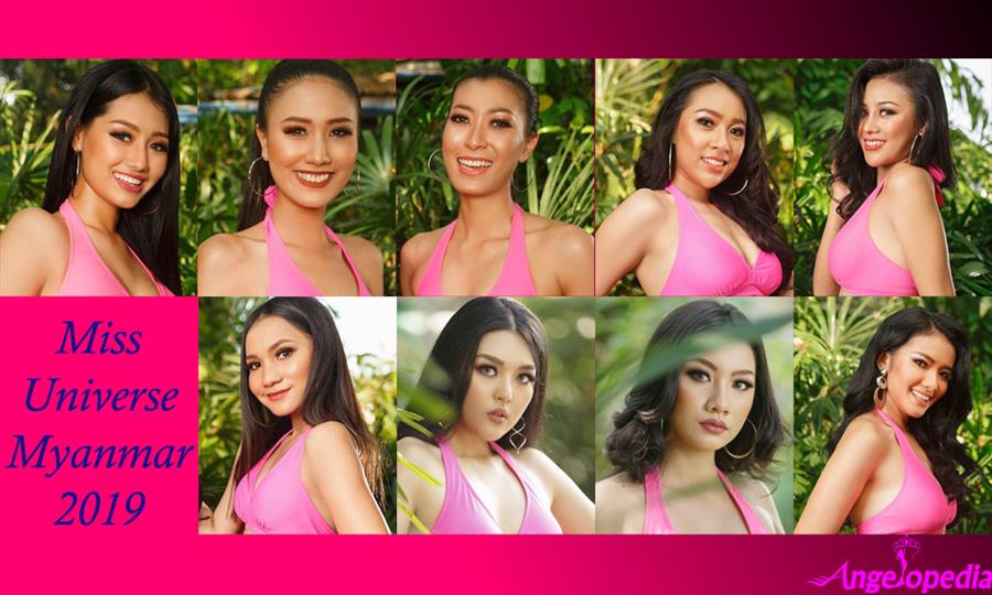 Miss Universe Myanmar 2019 Candidates Contestants Finalists Delegates