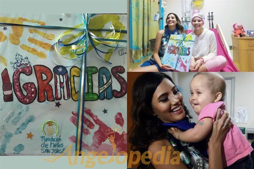 Stephanie Del Valle visits San Jorge Children's Hospital