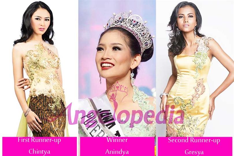 Puteri Indonesia 2015 winners