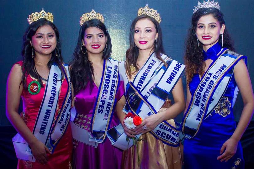 Nepal’s representatives to Miss Tourism International 2019, Miss Scuba International 2019, Miss Landscapes International 2019 and Miss Multinational 2019 crowned