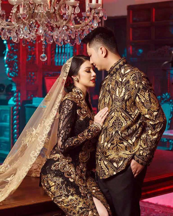 Miss Grand International 2016 Ariska Putri Pertiwi ties the knot with her prince charming