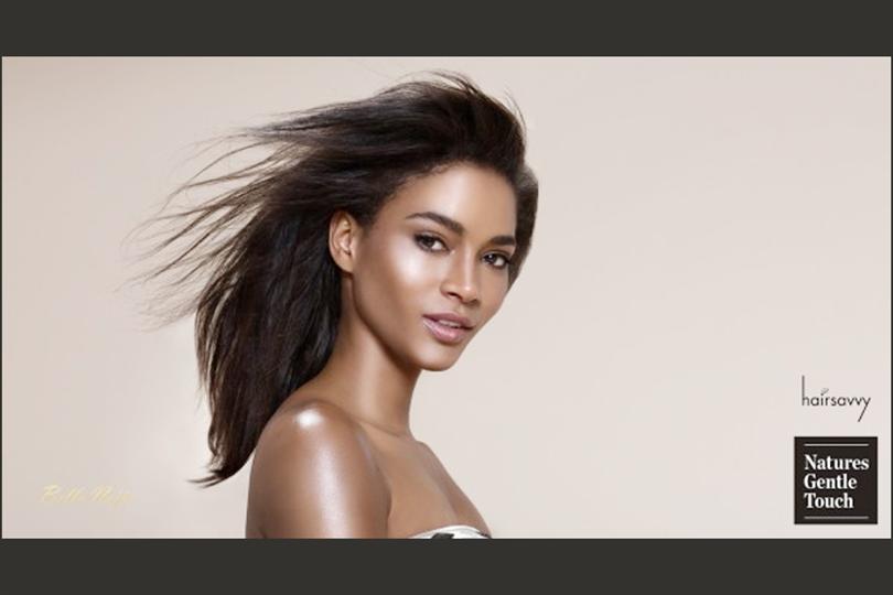 Leila Lopes flaunts her locks in Natures Gentle Touch ad campaign