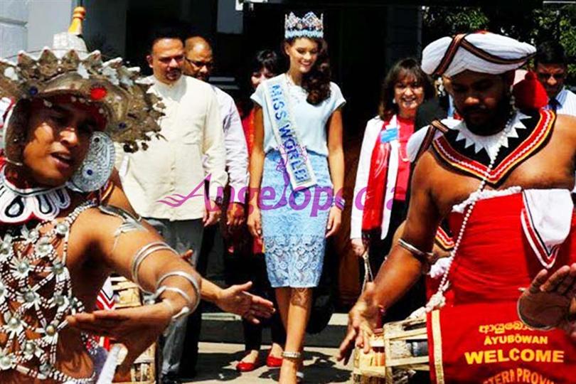 Rolene Strauss Miss World 2014 in Sri Lanka