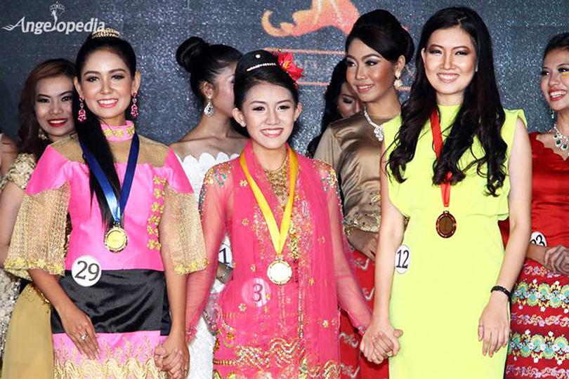 Miss Golden Land Myanmar 2015 Talent Round Winners