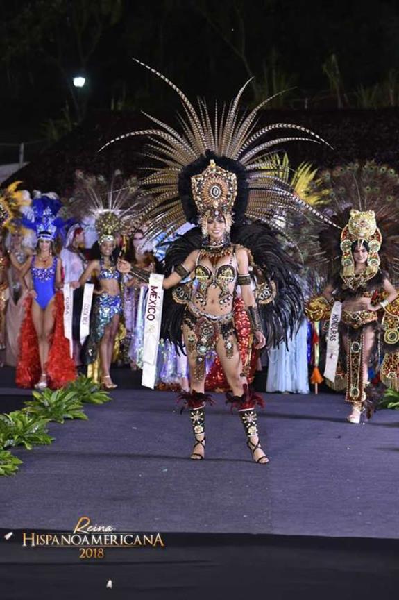 Lisseth Naranjo triumphs at National Costume Competition of Reina Hispanoamericana 2018