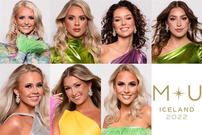 Karen Ósk Kjartansdóttir representing Midnight Sun Elísabet Tinna Haraldsdóttir representing Mosfellsbaer Maríanna Líf Swain representing Njardvik    Alexandra Andreyeva Tomasdottir representing Northern Iceland Isabella Þorvaldsdóttir representing Northern Lights