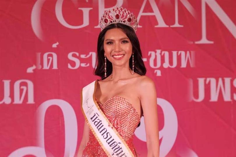 Juthamas Mekseree crowned Miss Grand Chumphon 2019 for Miss Grand Thailand 2019