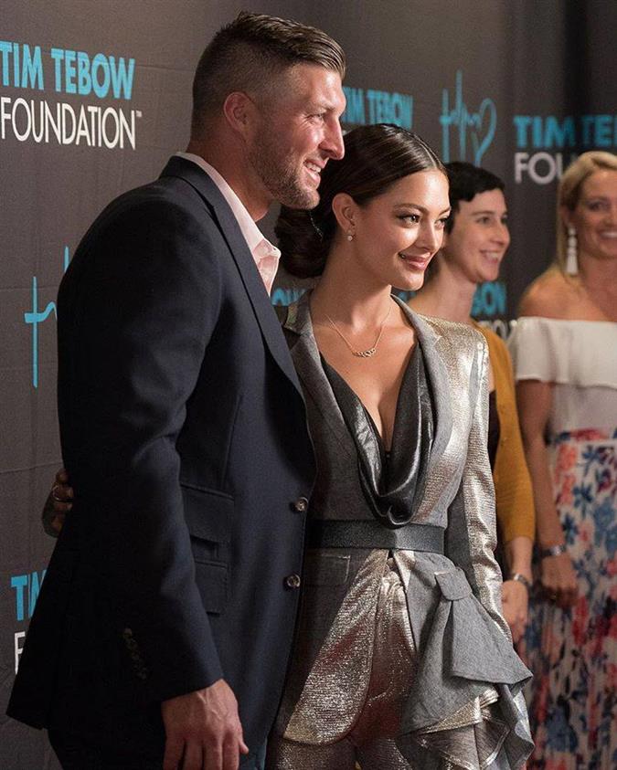 Looks like Demi-Leigh Nel-Peters and Tim Tebow cannot pick their wedding destination