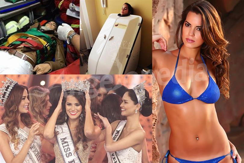 Miss Universe candidate Valeria Piazza in good spirit even after Car Crash 