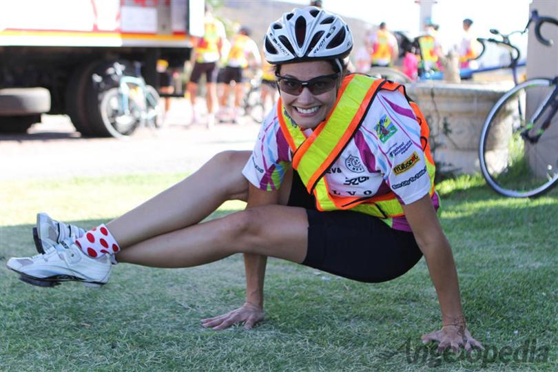 Cycling for a cause! Nicole Flint covers 1749 km