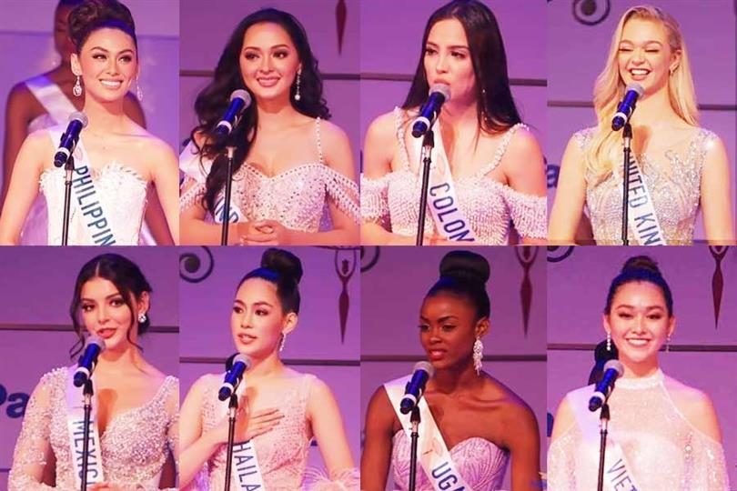 Miss International 2019 Top 8 Speech Round