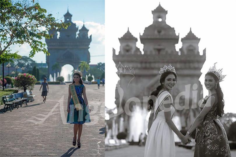 Ariska Putri and Supaporn Malisorn having a gala time in Laos