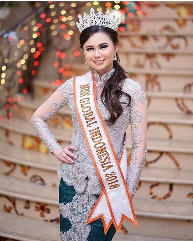 Fabienne Nicole Groeneveld Miss Global Indonesia 2018, our favourite for Miss Global 2018