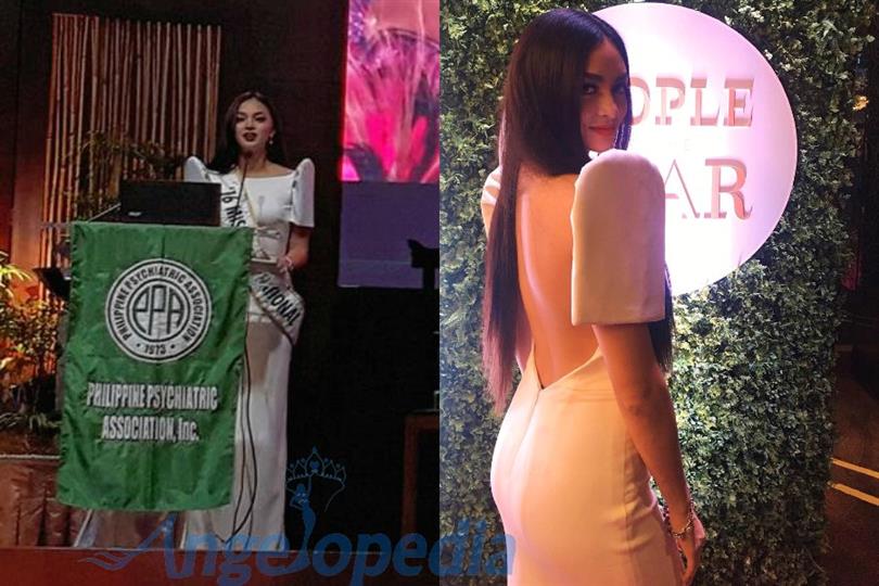 Kylie Verzosa talks like a queen at the 43rd Annual Convention of the Philippine Psychiatric Association